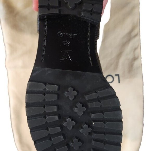 Louis Vuitton Calfskin Chain Outlaw Boots - Picture 6 of 6